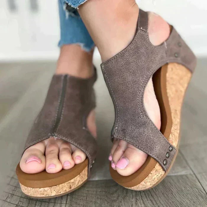 Atelier Élégance™ | Sandales à talons compensés élégantes et confortables