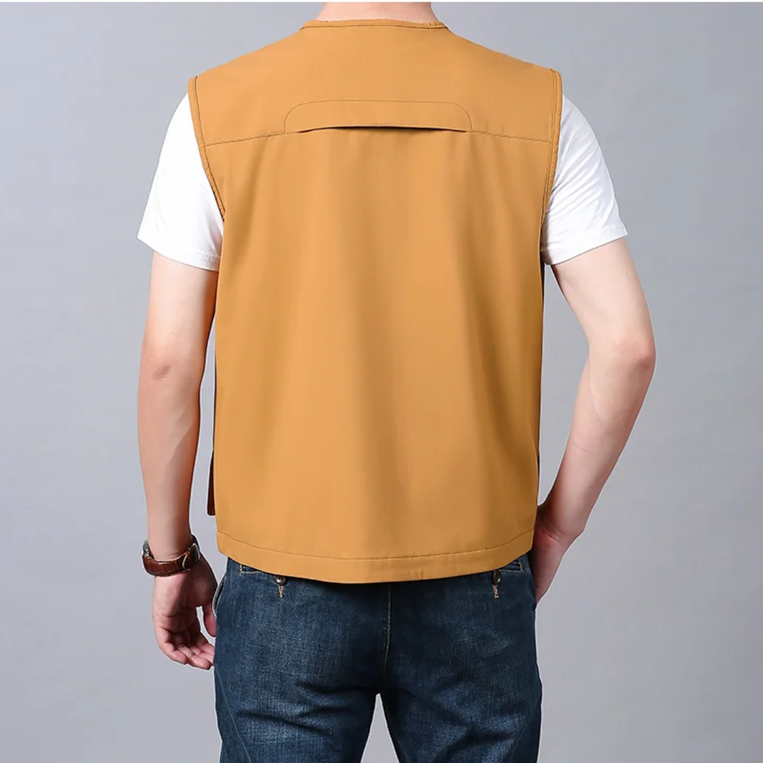 Atelier Élégance™ | Gilet cargo respirant multi-poches