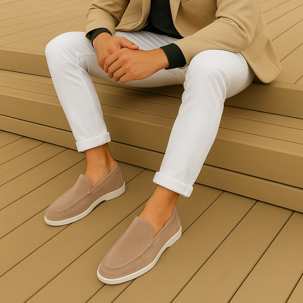 Atelier Élégance™ | Mocassins en daim chic