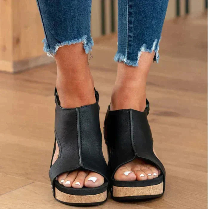 Atelier Élégance™ | Sandales à talons compensés élégantes et confortables