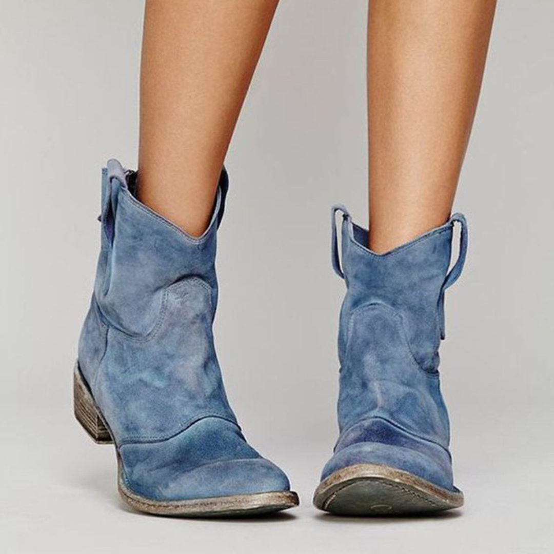 Atelier Élégance™ | Bottines en cuir suédé