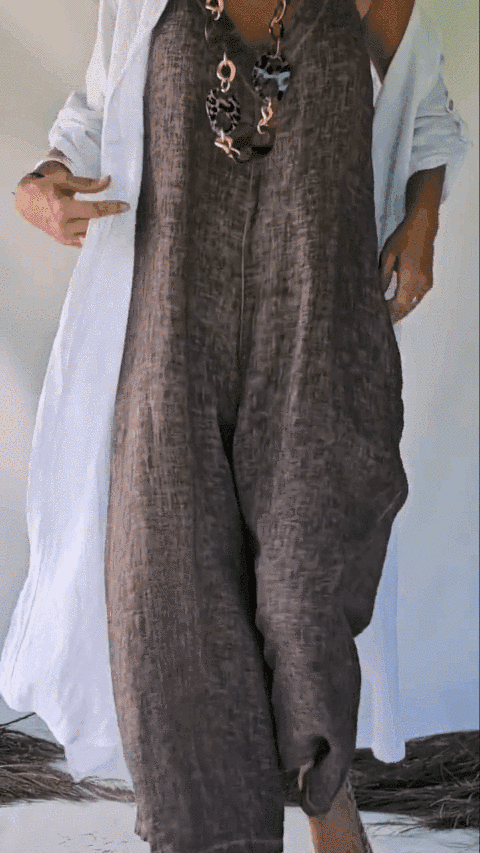Atelier Élégance™ | Salopette Chic en Coton