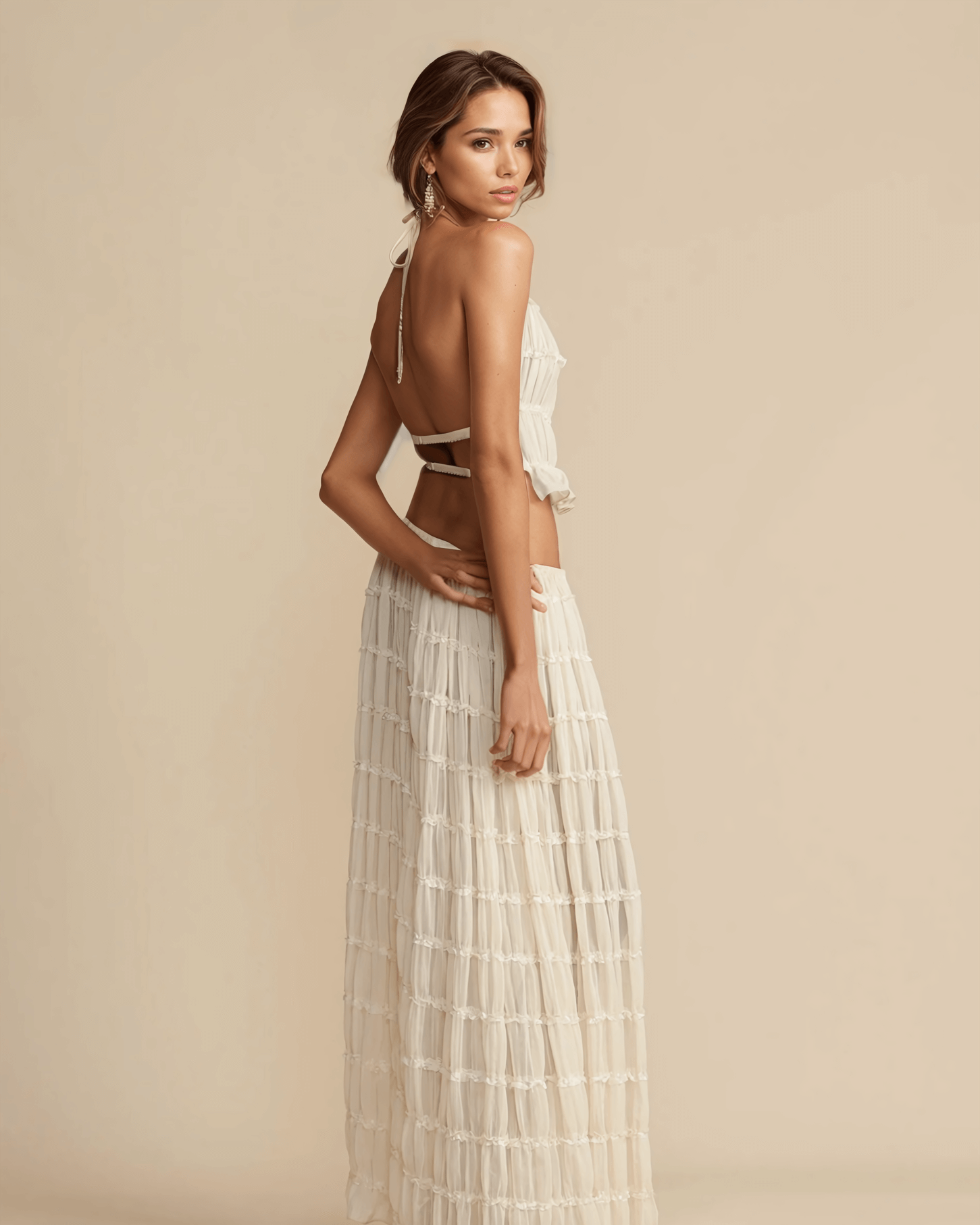 Atelier Élégance™ | Ensemble haut et jupe longue Esmeralda