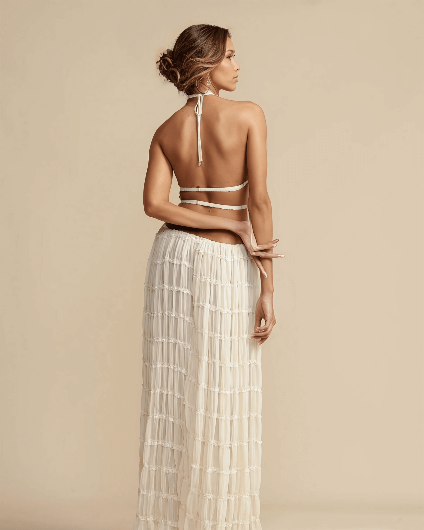 Atelier Élégance™ | Ensemble haut et jupe longue Esmeralda