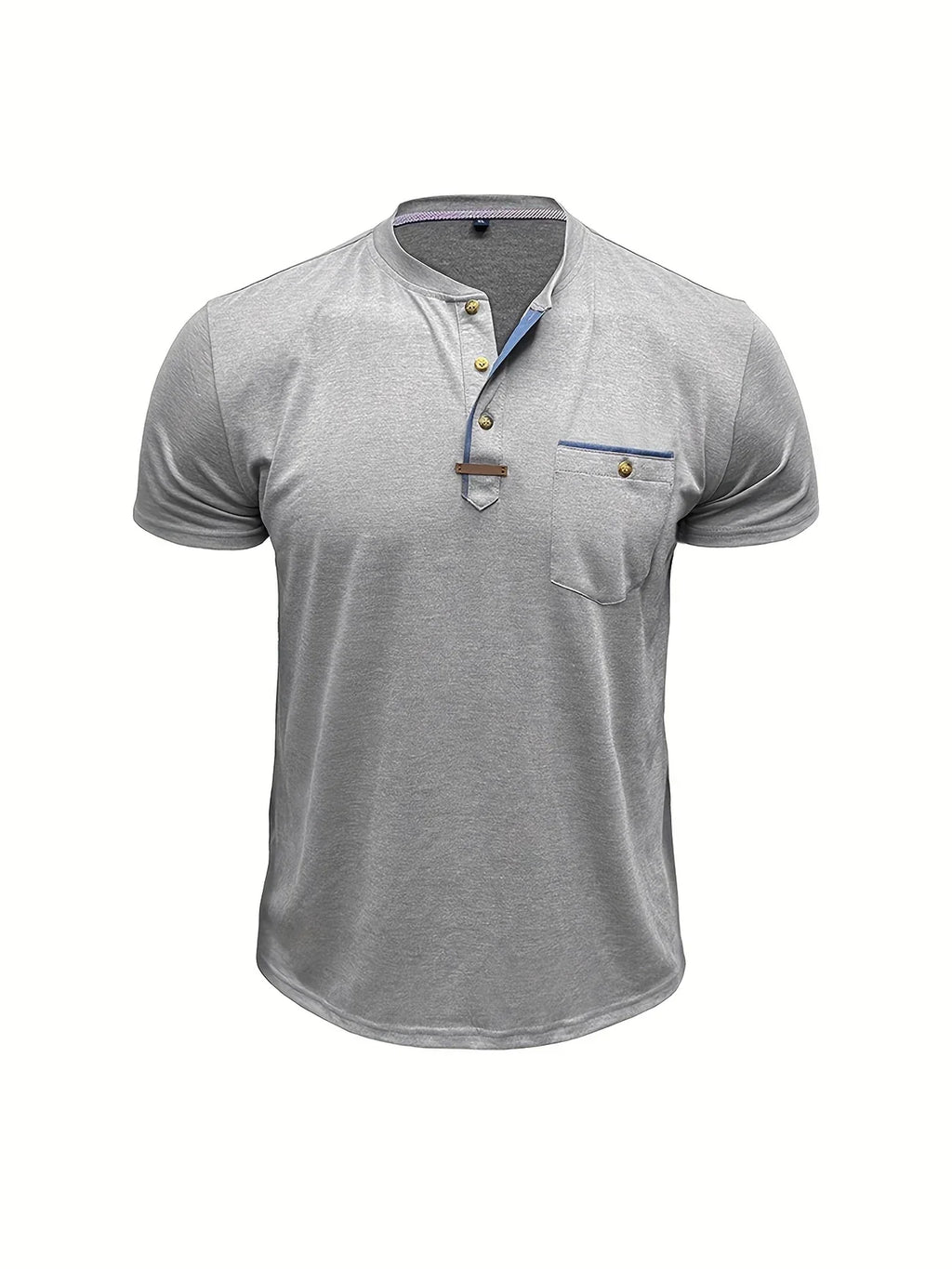 Lenoir™ | T-shirt col rond élégant avec poche