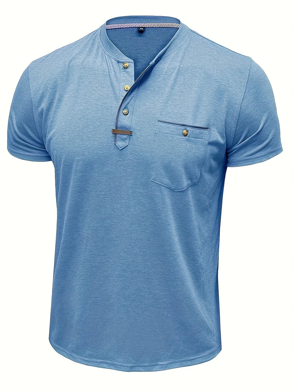 Lenoir™ | T-shirt col rond élégant avec poche