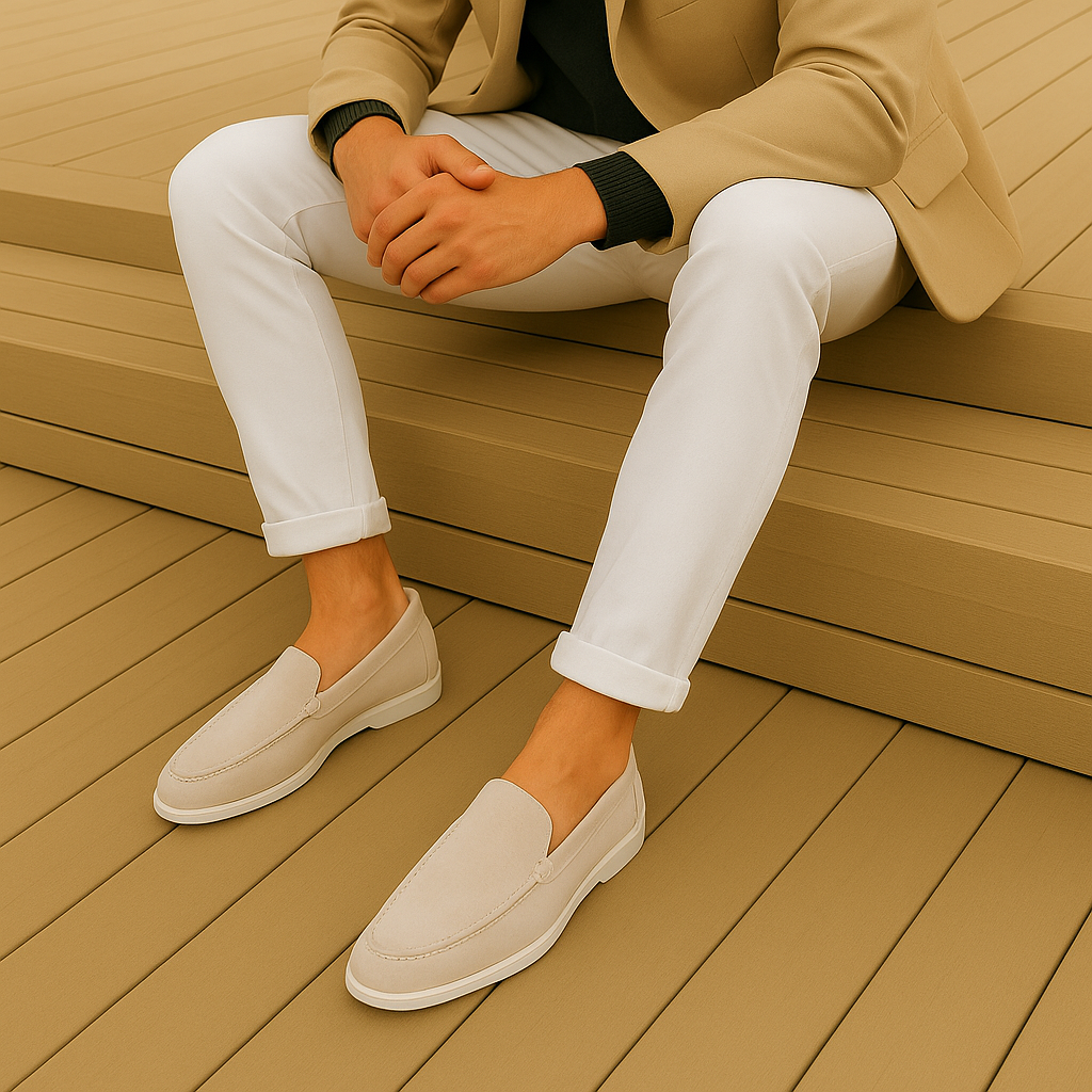 Atelier Élégance™ | Mocassins en daim chic