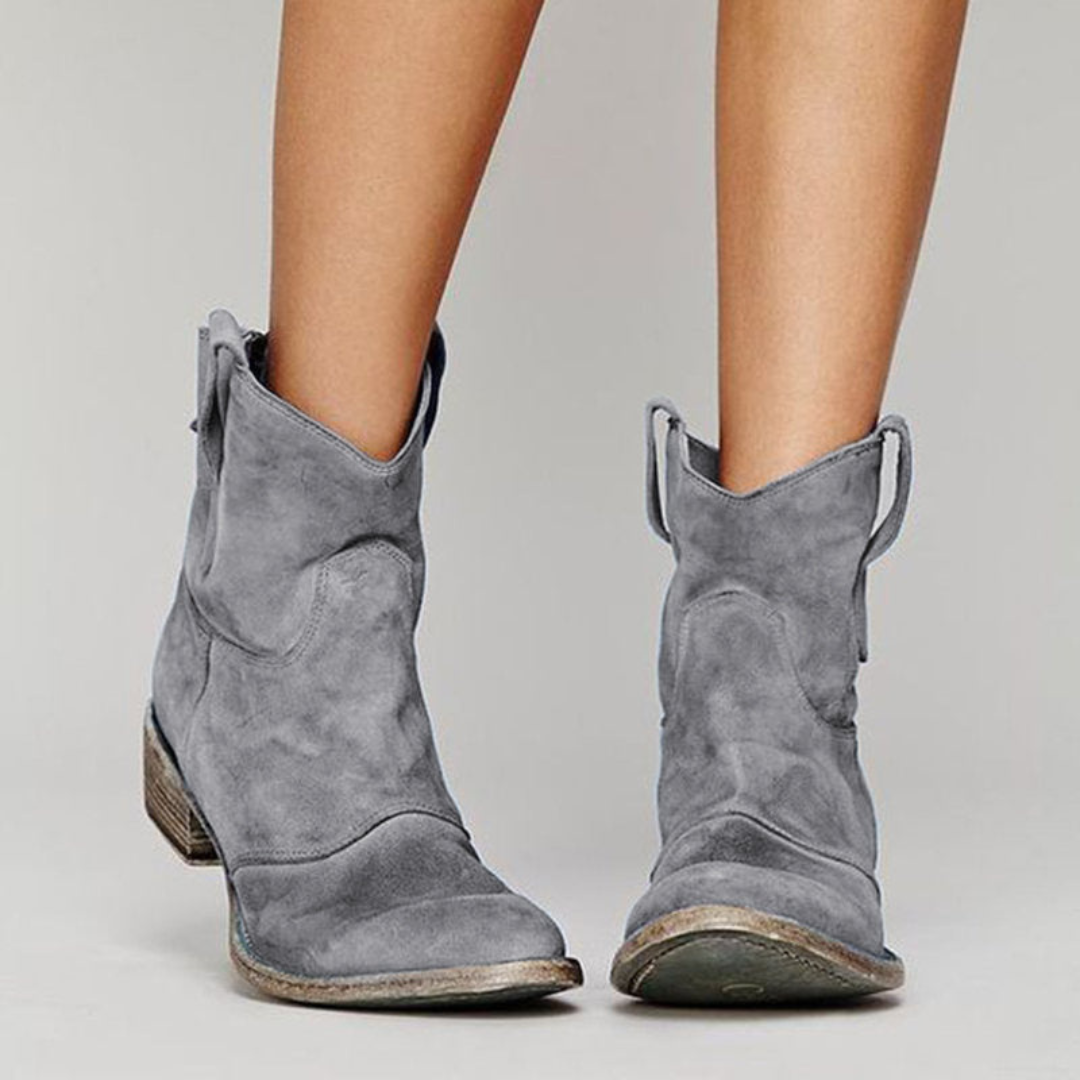 Atelier Élégance™ | Bottines en cuir suédé