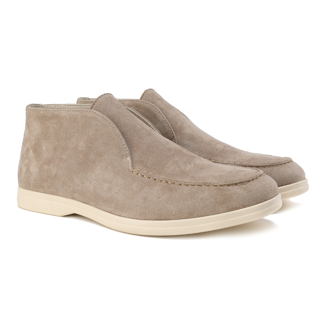 Atelier Élégance™ | Mocassins hauts en daim