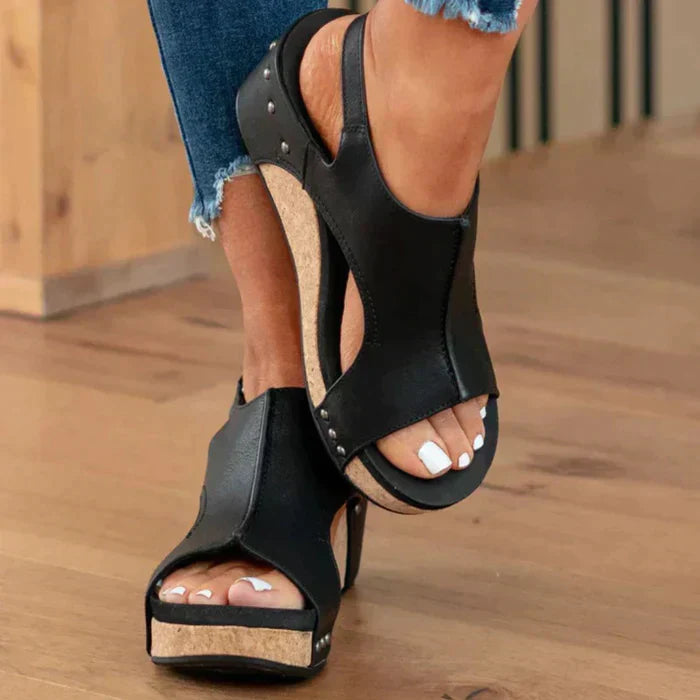 Atelier Élégance™ | Sandales à talons compensés élégantes et confortables
