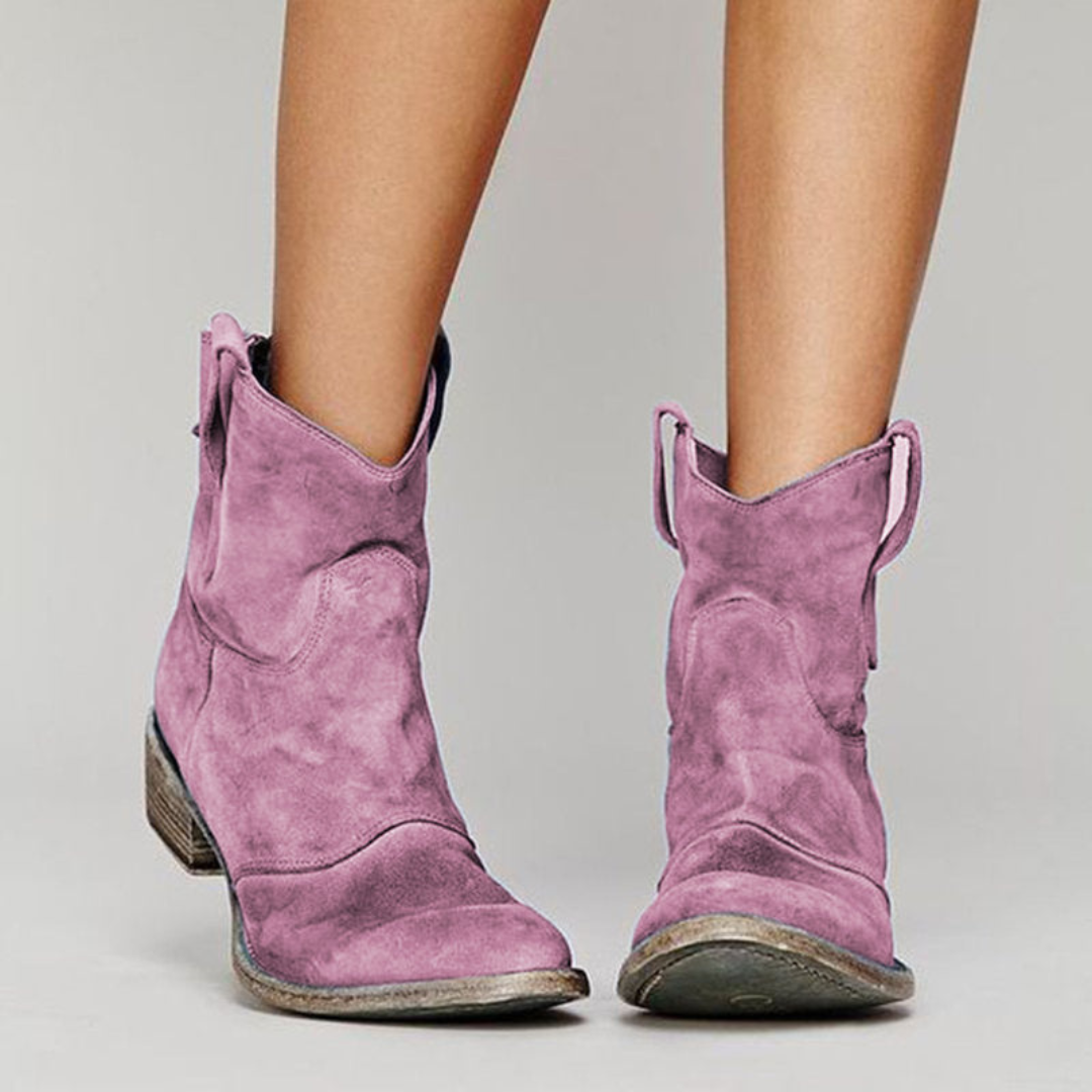 Atelier Élégance™ | Bottines en cuir suédé