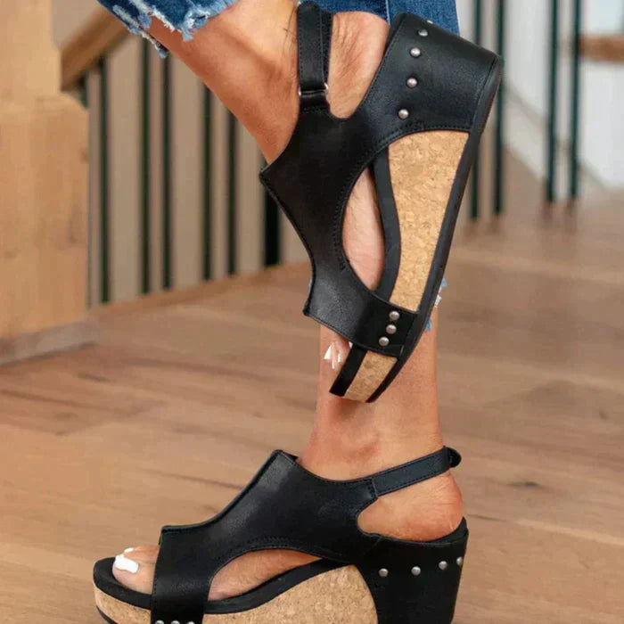 Atelier Élégance™ | Sandales à talons compensés élégantes et confortables