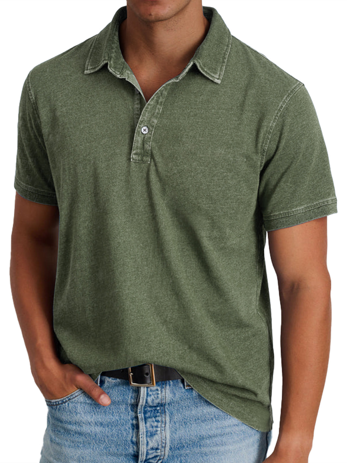 Lenoir™ - Polo avec collier pour hommes