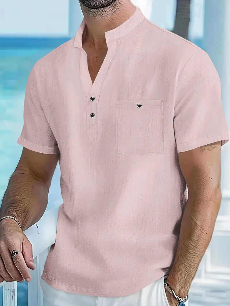 Lenoir™ | Chemise élégante à manches courtes