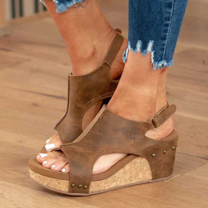 Atelier Élégance™ | Sandales à talons compensés élégantes et confortables