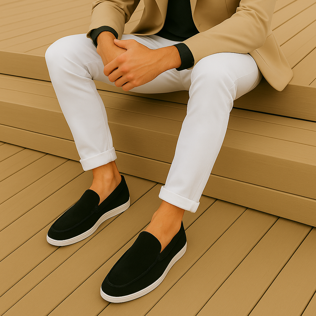 Atelier Élégance™ | Mocassins élégants en daim