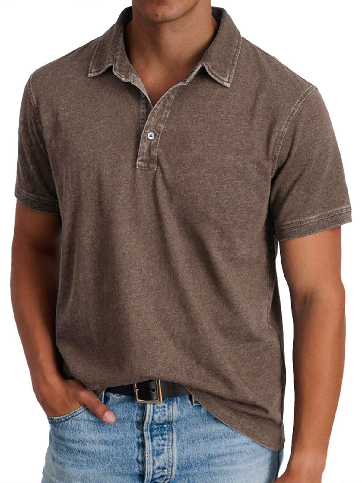 Lenoir™ - Polo avec collier pour hommes