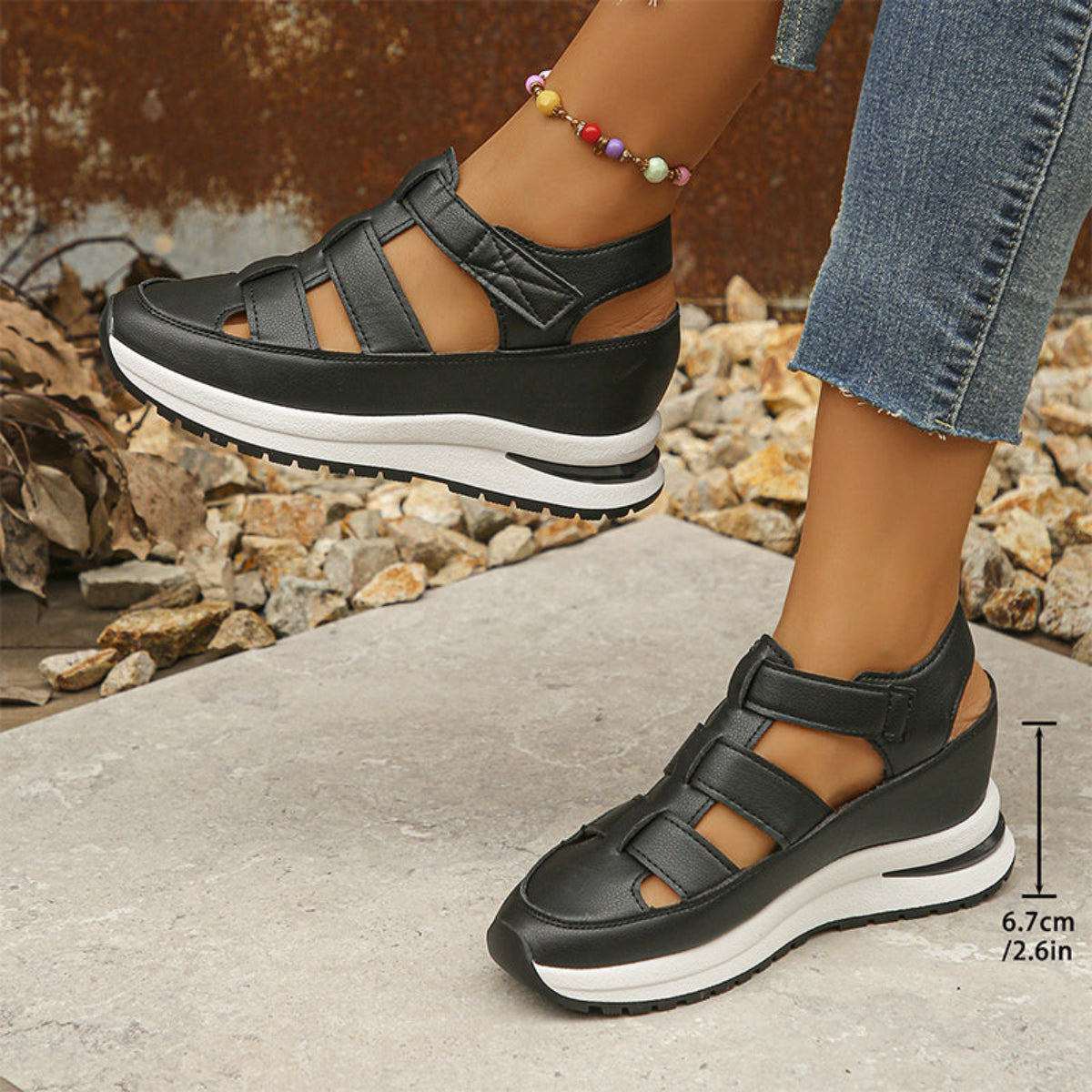 Atelier Élégance™ | Sandales avec fermeture velcro