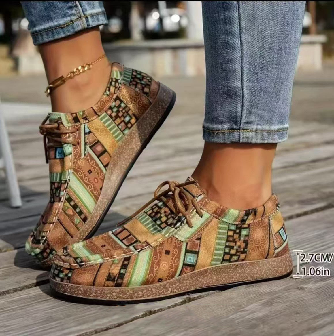 Atelier Élégance™ | Chaussures rétro colorées pour femme