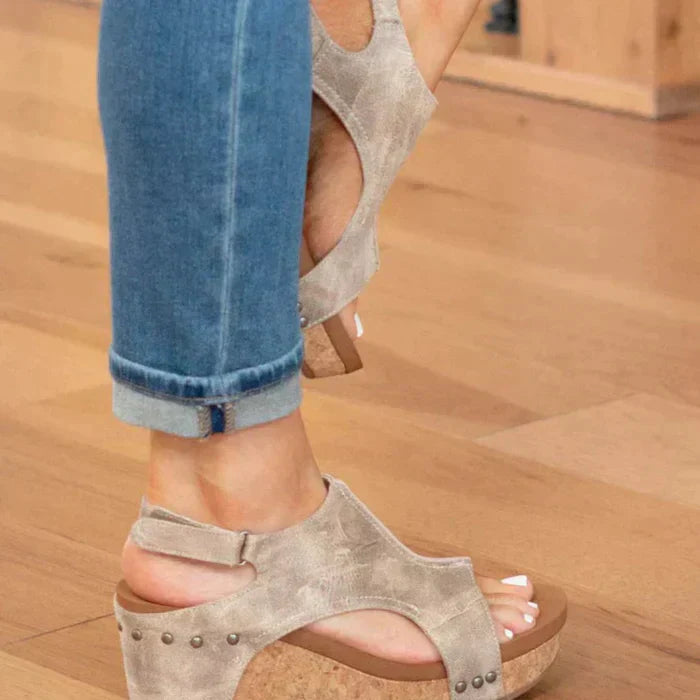 Atelier Élégance™ | Sandales à talons compensés élégantes et confortables