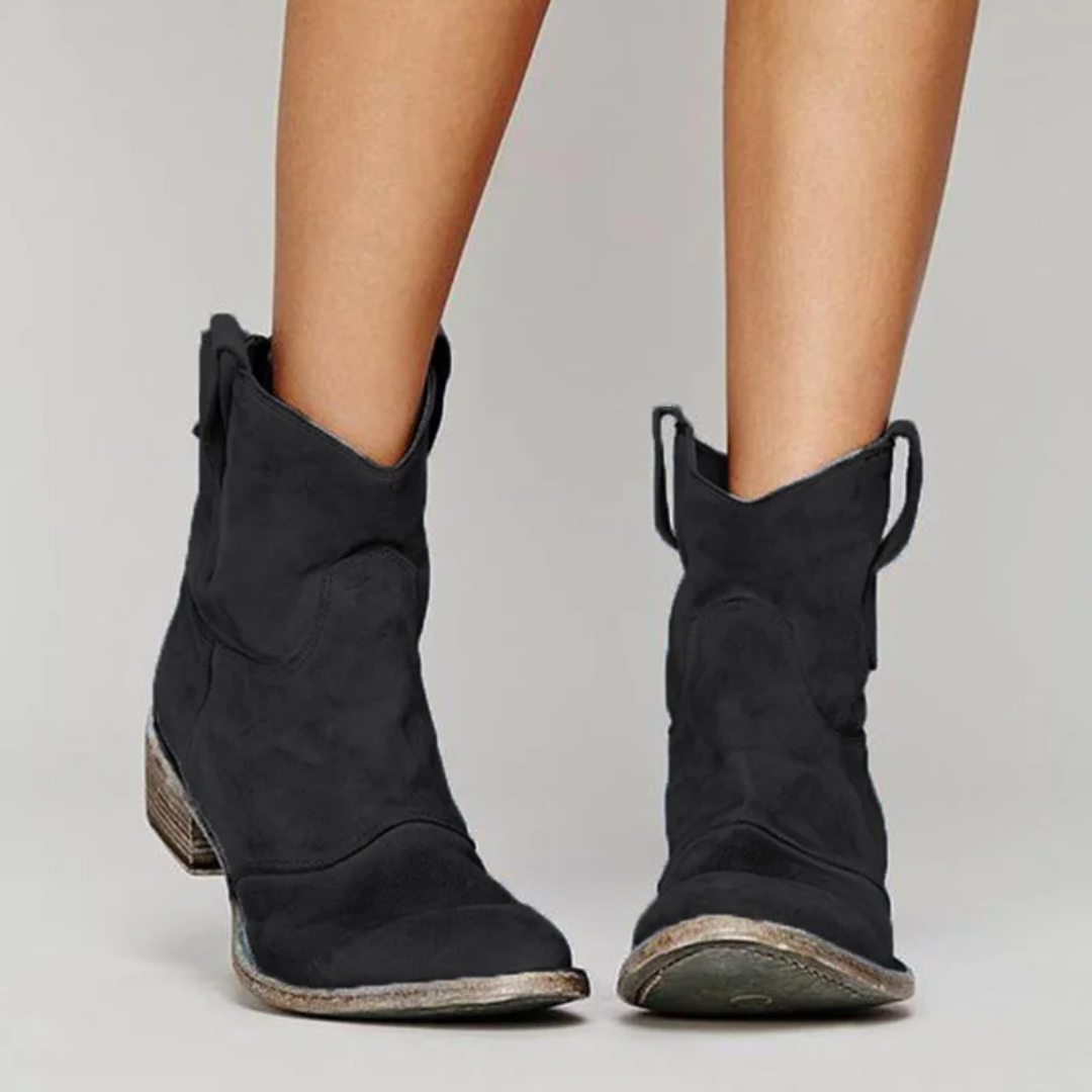 Atelier Élégance™ | Bottines en cuir suédé