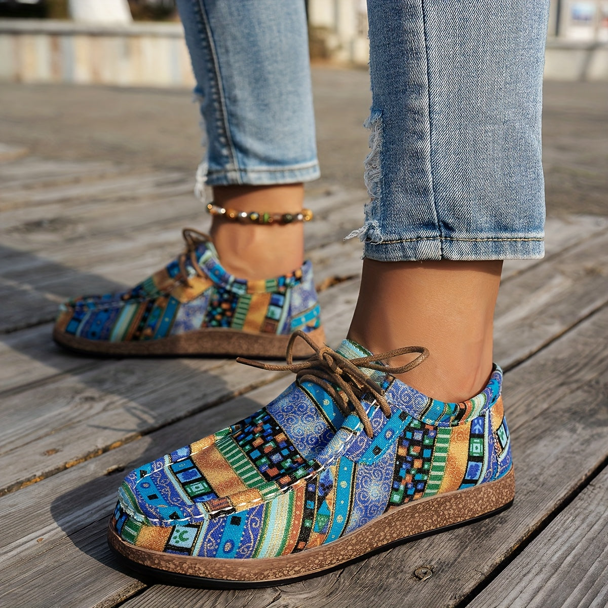 Atelier Élégance™ | Chaussures rétro colorées pour femme