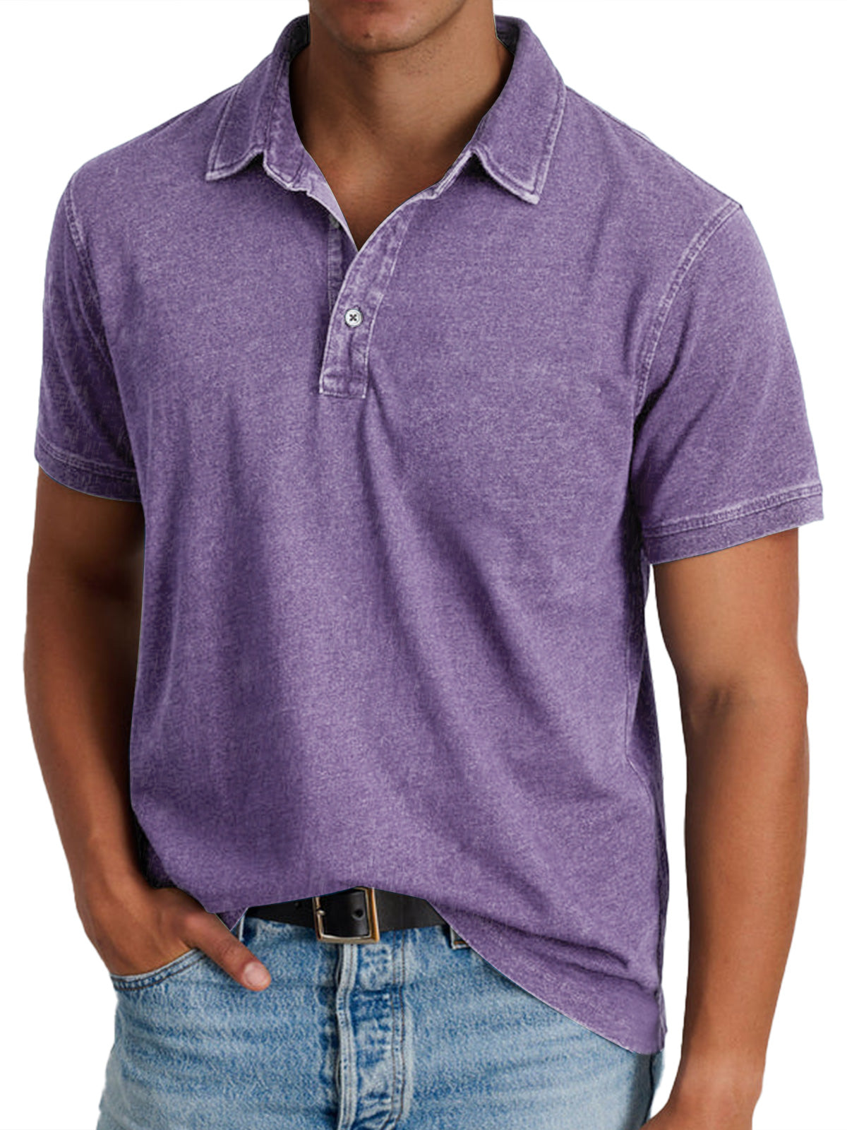 Lenoir™ - Polo avec collier pour hommes