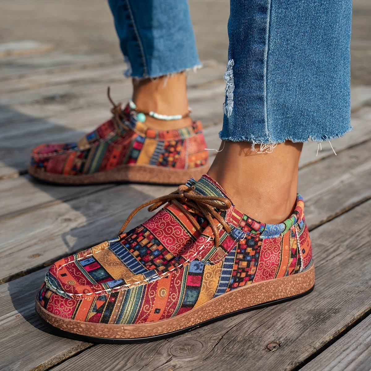 Atelier Élégance™ | Chaussures rétro colorées pour femme