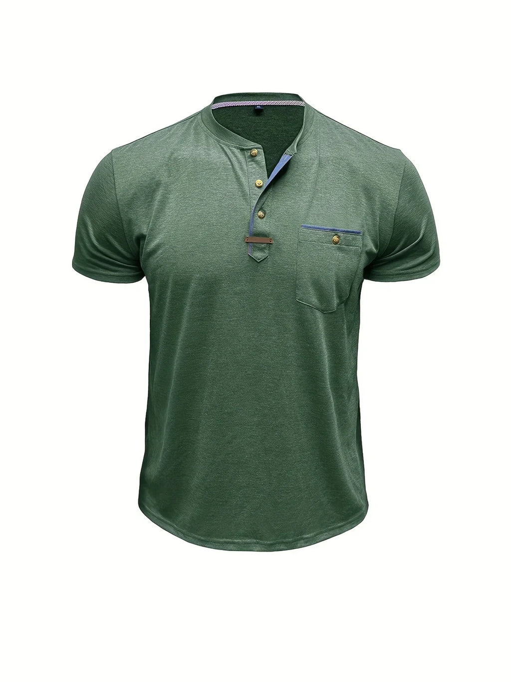 Lenoir™ | T-shirt col rond élégant avec poche