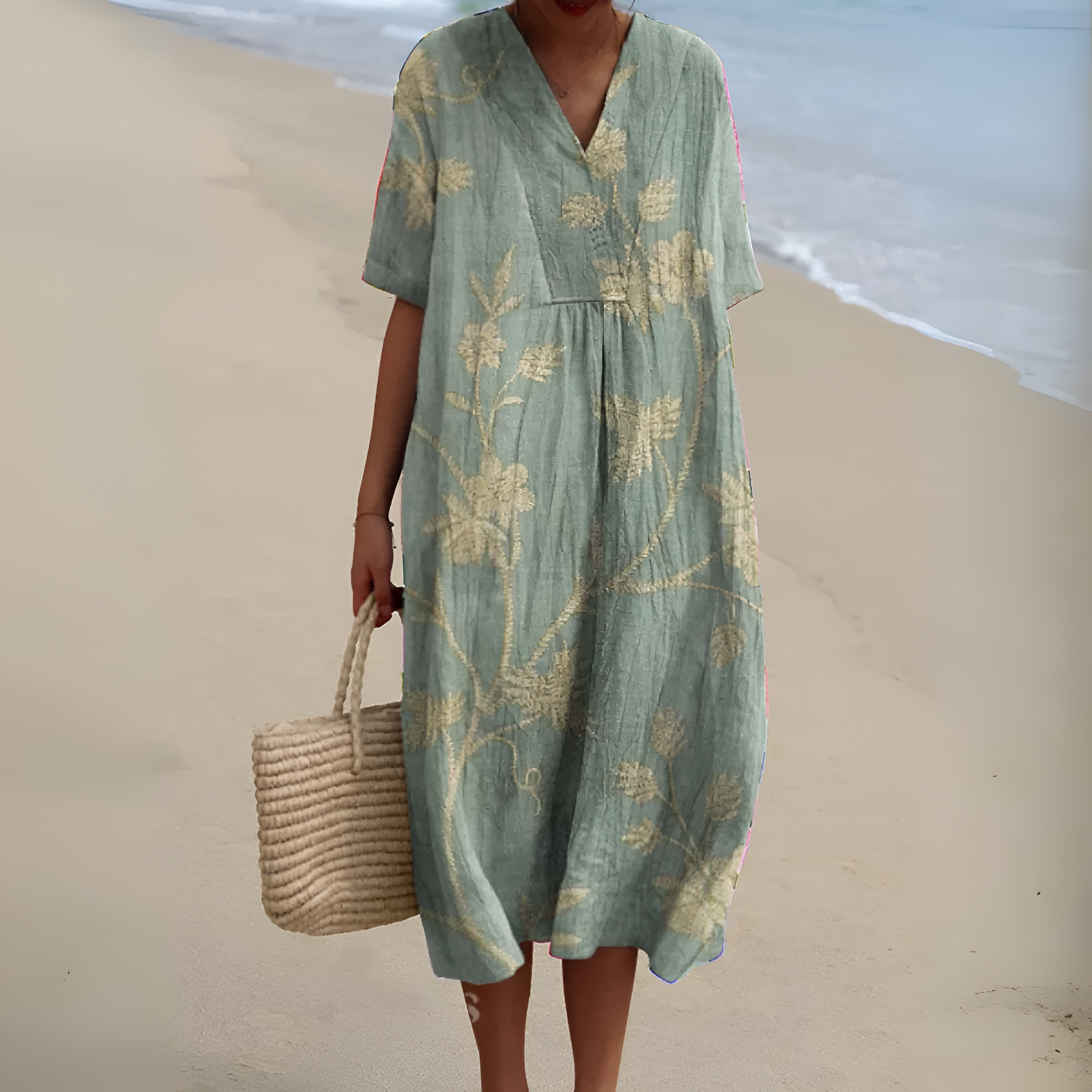Atelier Élégance™ | Liora robe Imprimée Brise d’Été