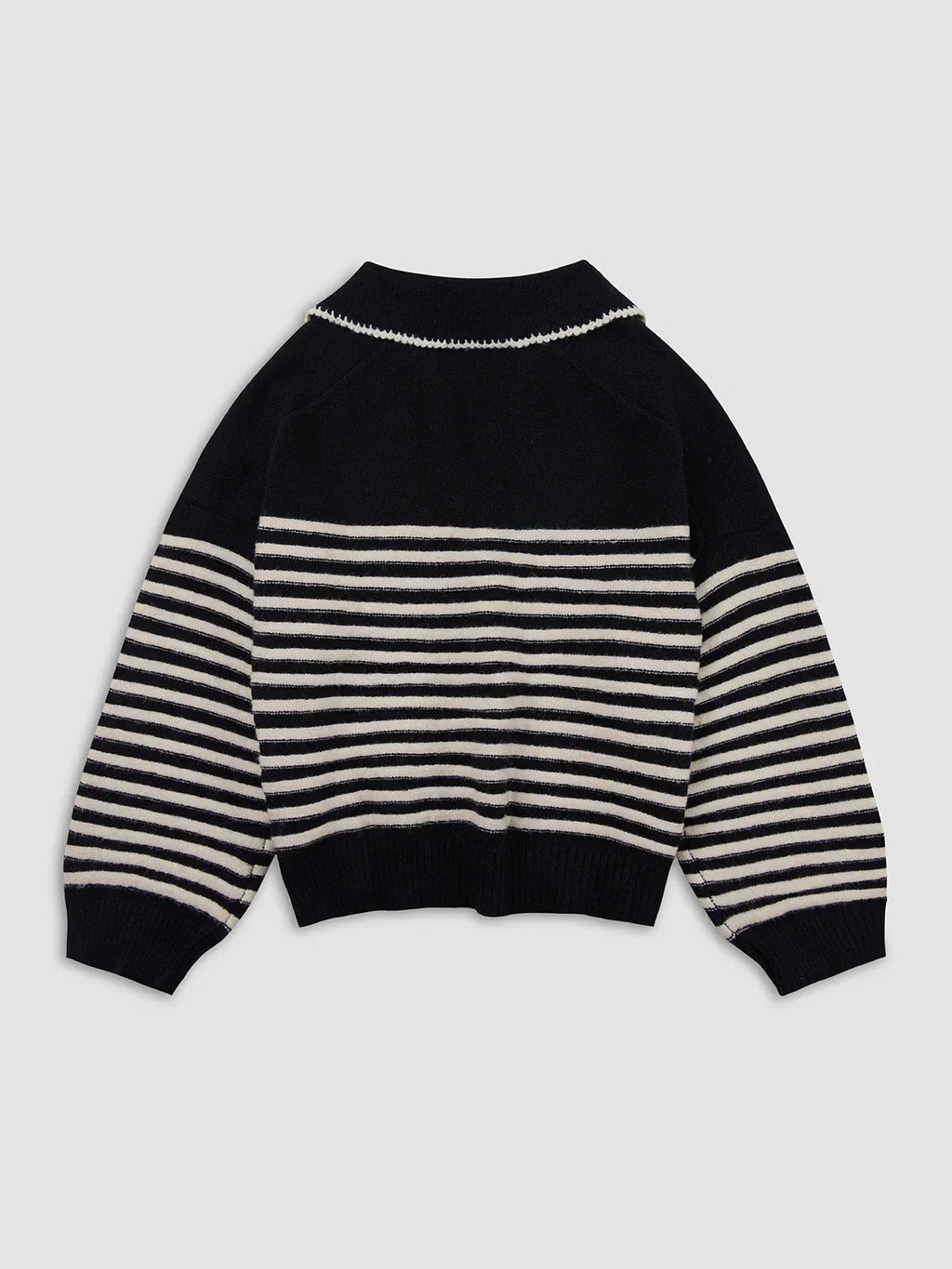 Atelier Élégance™ | Pull à rayures Bold Chic Crosswalk
