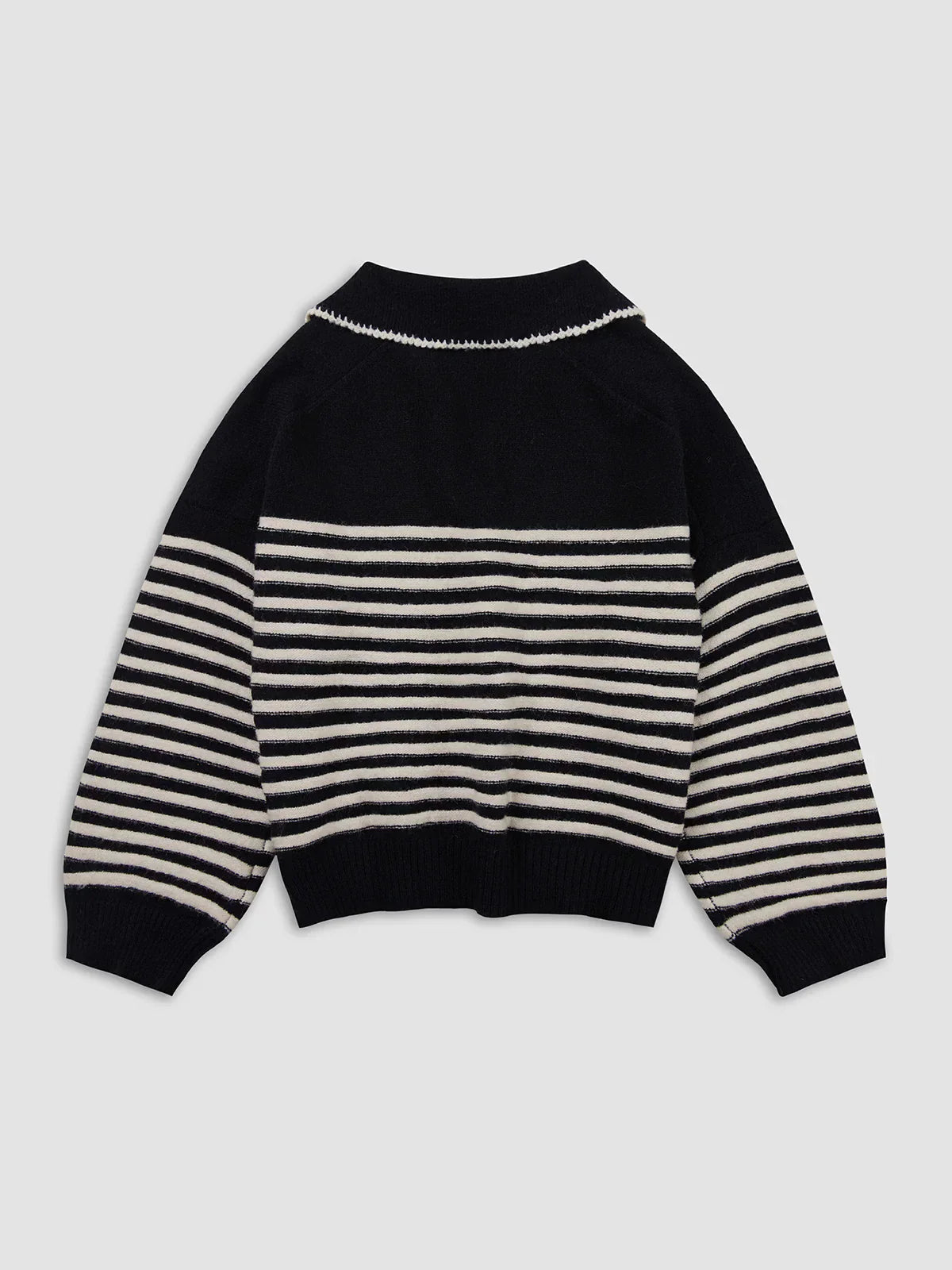 Atelier Élégance™ | Pull à rayures Bold Chic Crosswalk