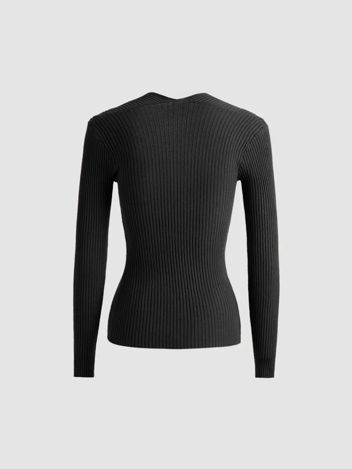 Atelier Élégance™ | Pull en maille côtelée Bronzework