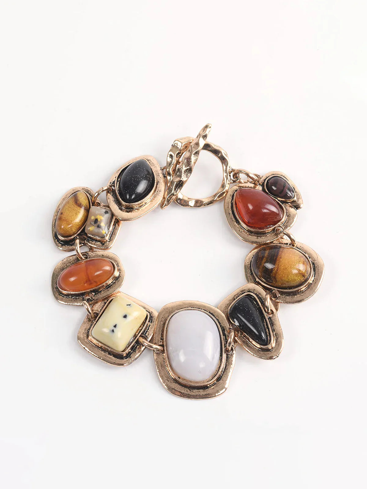 Atelier Élégance™ | Bracelet en Pierres Géométriques Bohème