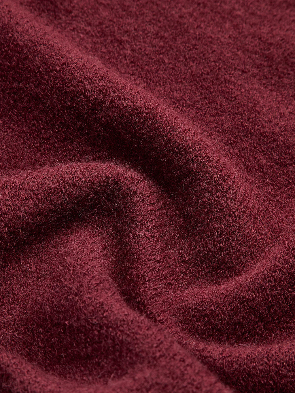 Atelier Élégance™ | Pull en Jersey Uni Bourgogne