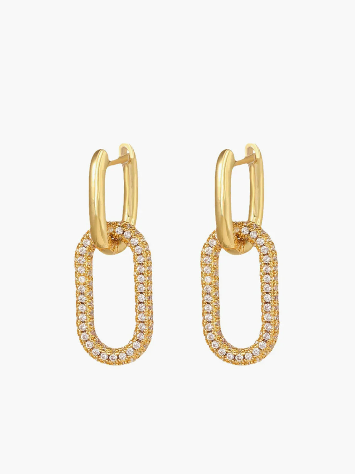 Atelier Élégance™ | Boucles d'oreilles pendantes en zircon