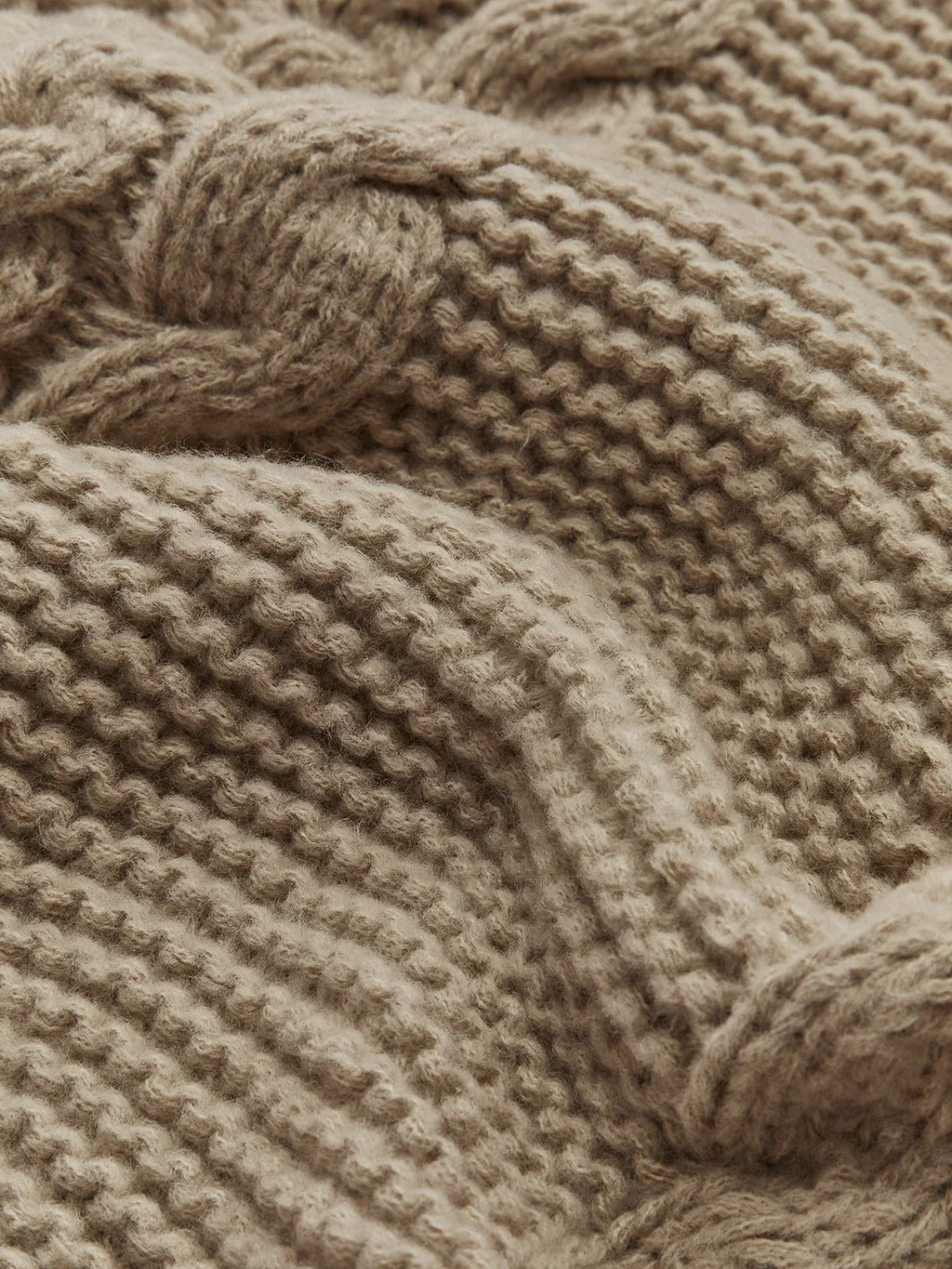 Atelier Élégance™ | Pull en Tricot Câble à Col Rond de Loisirs