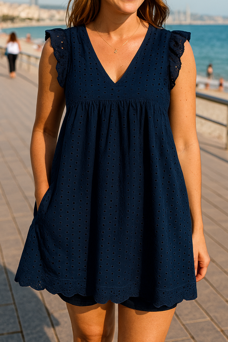 Atelier Élégance™ | Sophie robe d'été avec poches intégrées