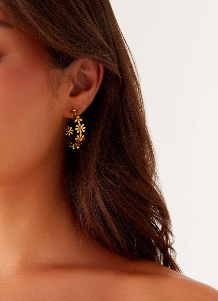 Atelier Élégance™ | Boucles d'oreilles boho en or