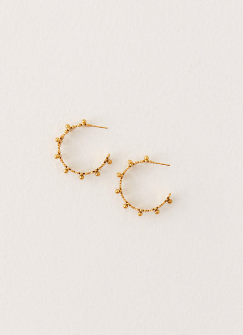Atelier Élégance™ | Boucles d'oreilles boho en or