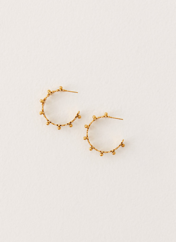 Atelier Élégance™ | Boucles d'oreilles boho en or
