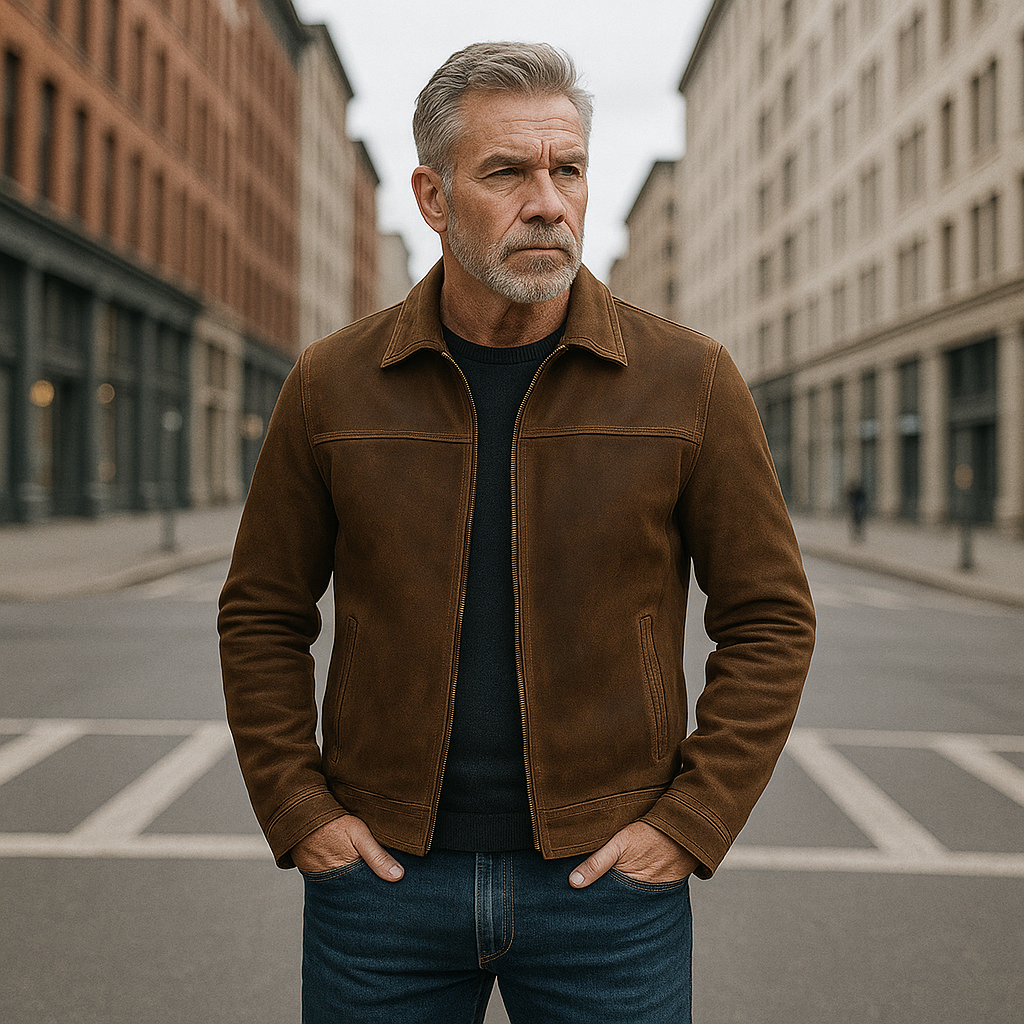 Atelier Élégance™ | Veste en cuir intemporelle