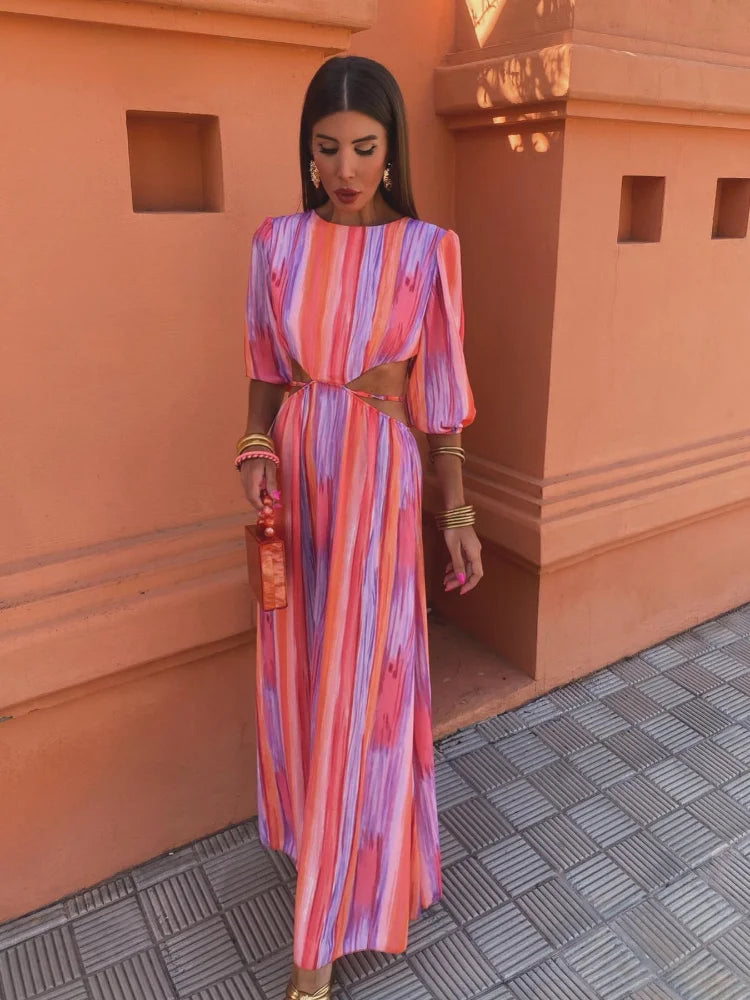 Atelier Élégance™ | Paloma robe Élégante avec Découpes