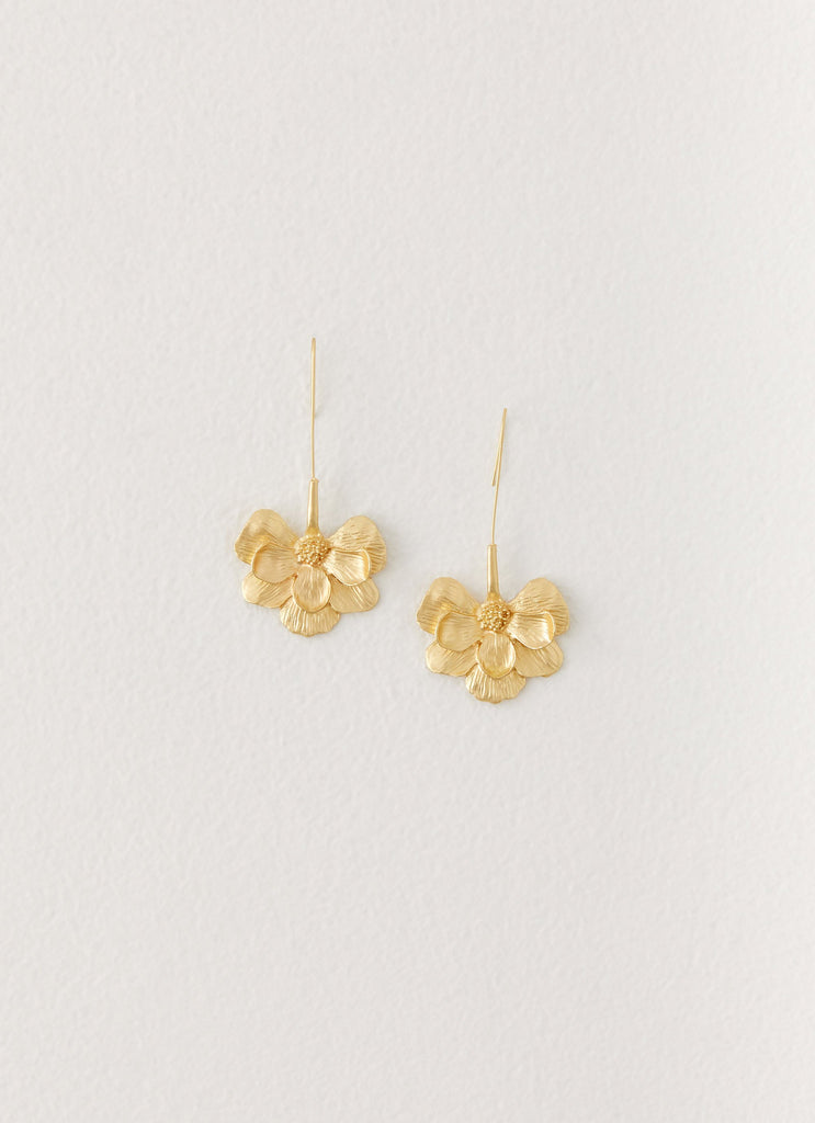 Atelier Élégance™ | Boucles d'oreilles Golden Glow
