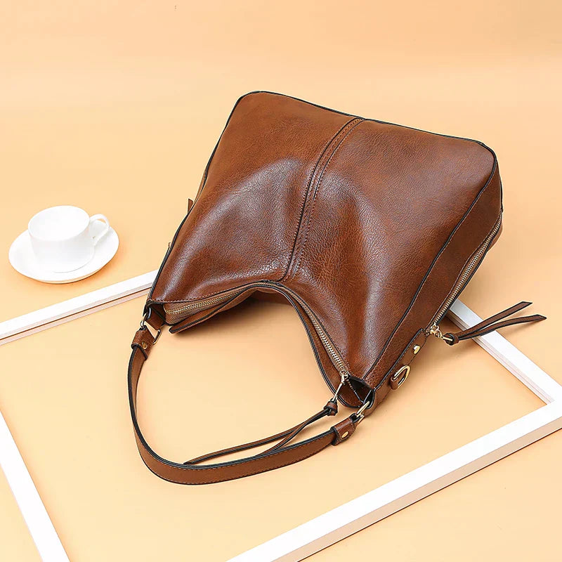 Atelier Élégance™ | Giselle Leather Shoulder Bag