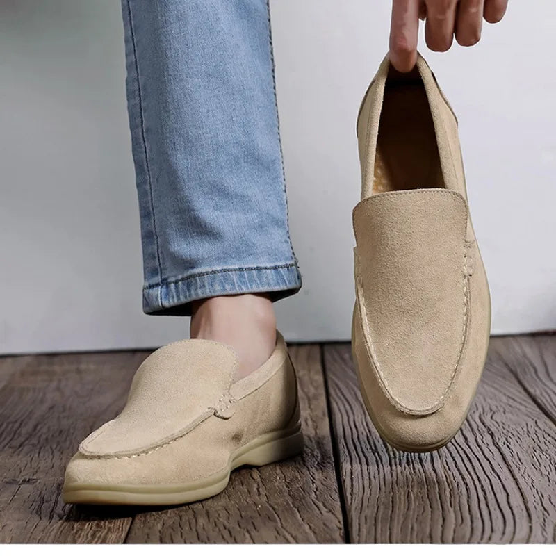Atelier Élégance™ | Mocassins en daim