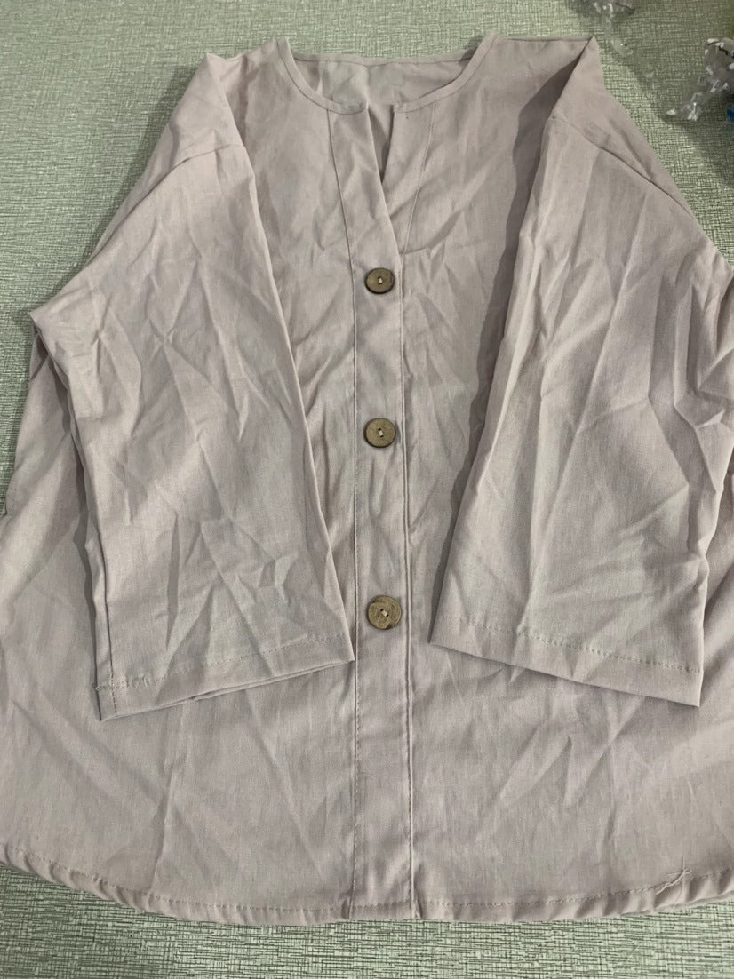 Atelier Élégance™ | Blouse en lin décontractée