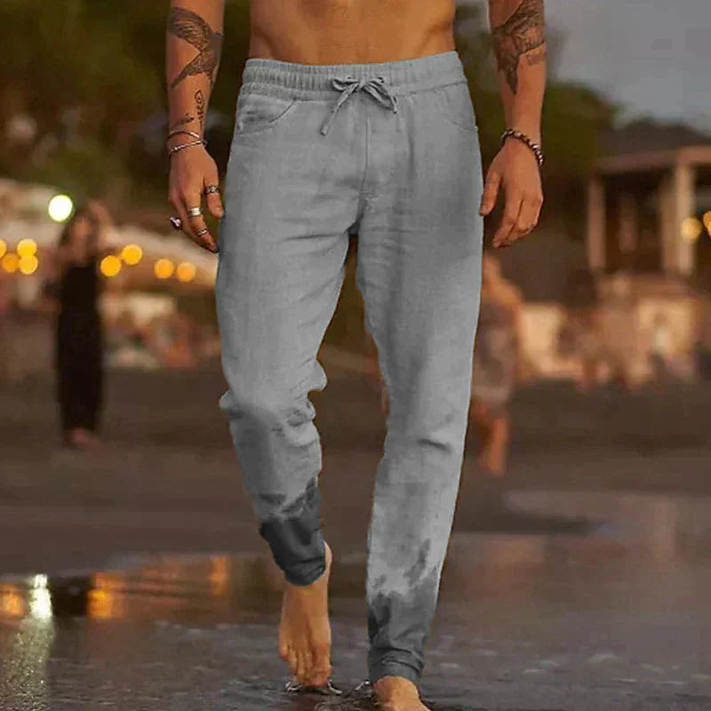 Atelier Élégance™ | Pantalon de plage en lin