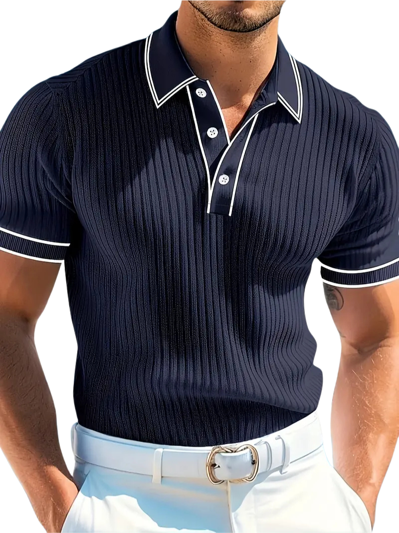 Lenoir™ | Polo élégant à manches courtes