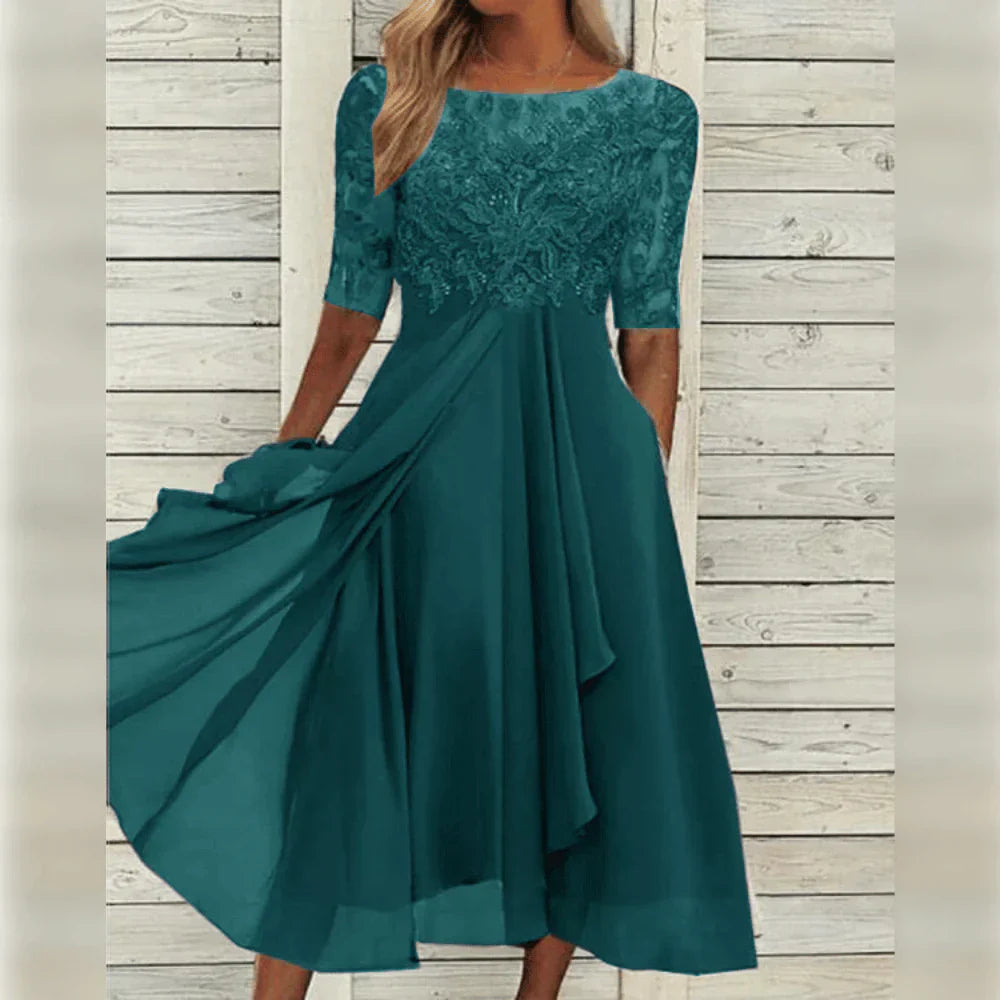 Atelier Élégance™ | Robe en Chiffon Élégante